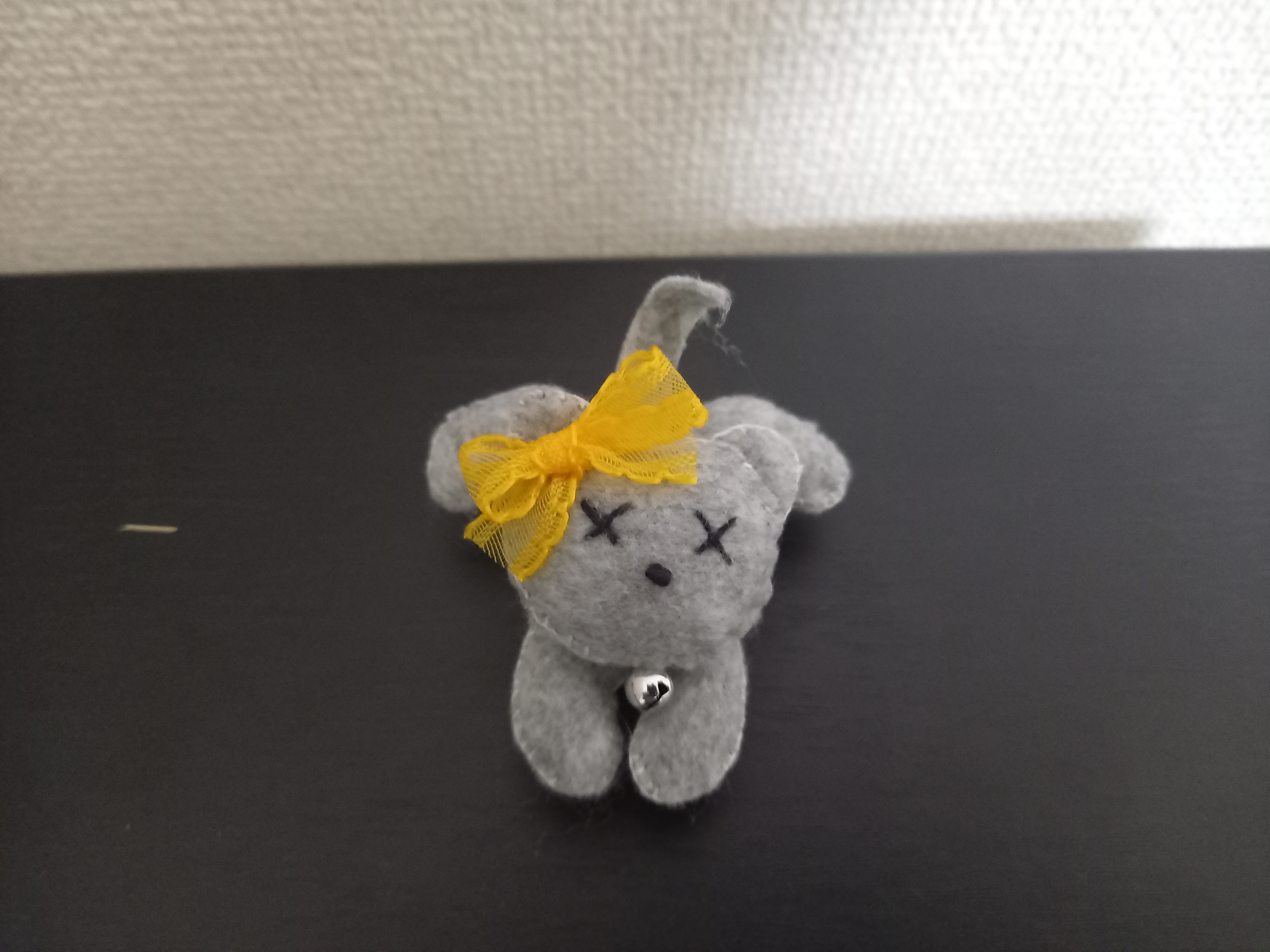磁石ネコ(黄)